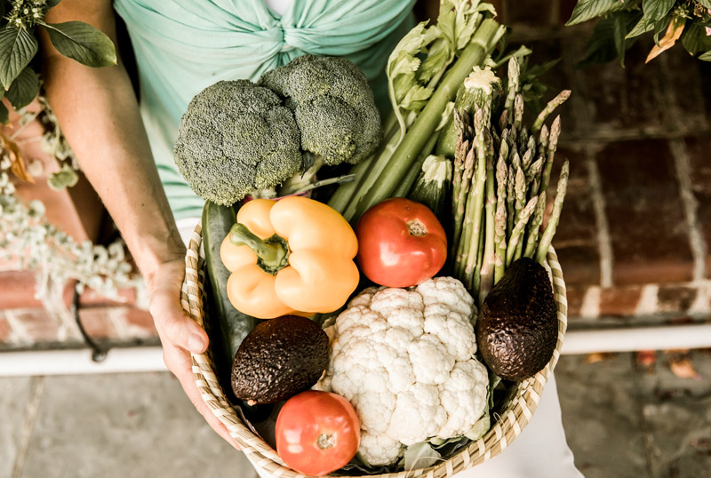 Vegetables in a Basket